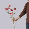 Luxury Silk Flower Branch Real Touch Fake Flower  Outdoor Garden Decor