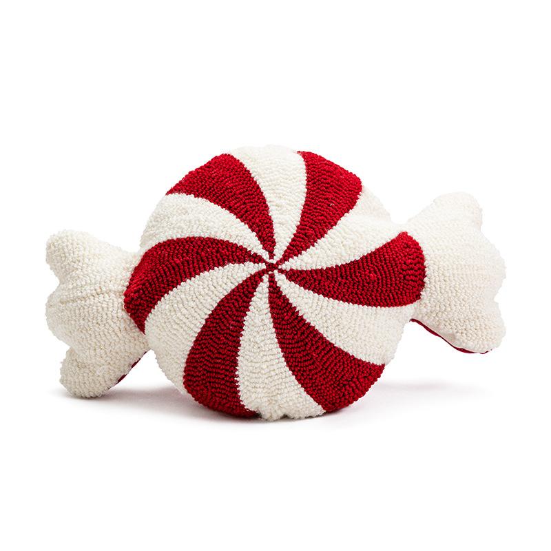1pc Christmas Limited Edition Shaped Candy, Cane, Windmill Cushion Cover, Holiday Decoration, Gift Pillowcase Chair Cushion