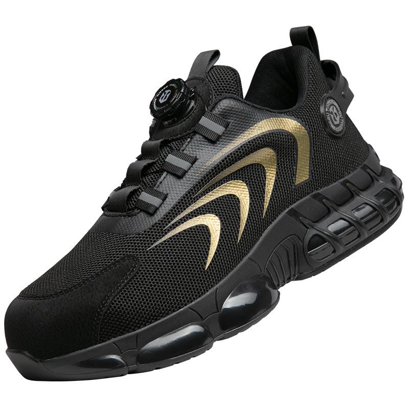 Unisex Summer Safety Shoes: Steel Toe Cap, Anti-Smash, Anti-Puncture, Non-Slip, Breathable, Anti-Odor for Construction Sites