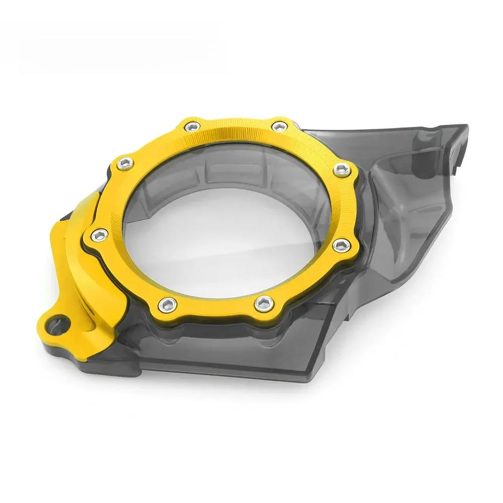 Motorcycle CNC PVC Intake Transmission Chain Cover Engine Gearbox Case For Vespa GTS 250 300 HPE GTV -2024 Accessories