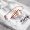 Copper Plated Chakra Pendulum Ornament 1.65x0.86 in Meditation Pendulum  Personal Use
