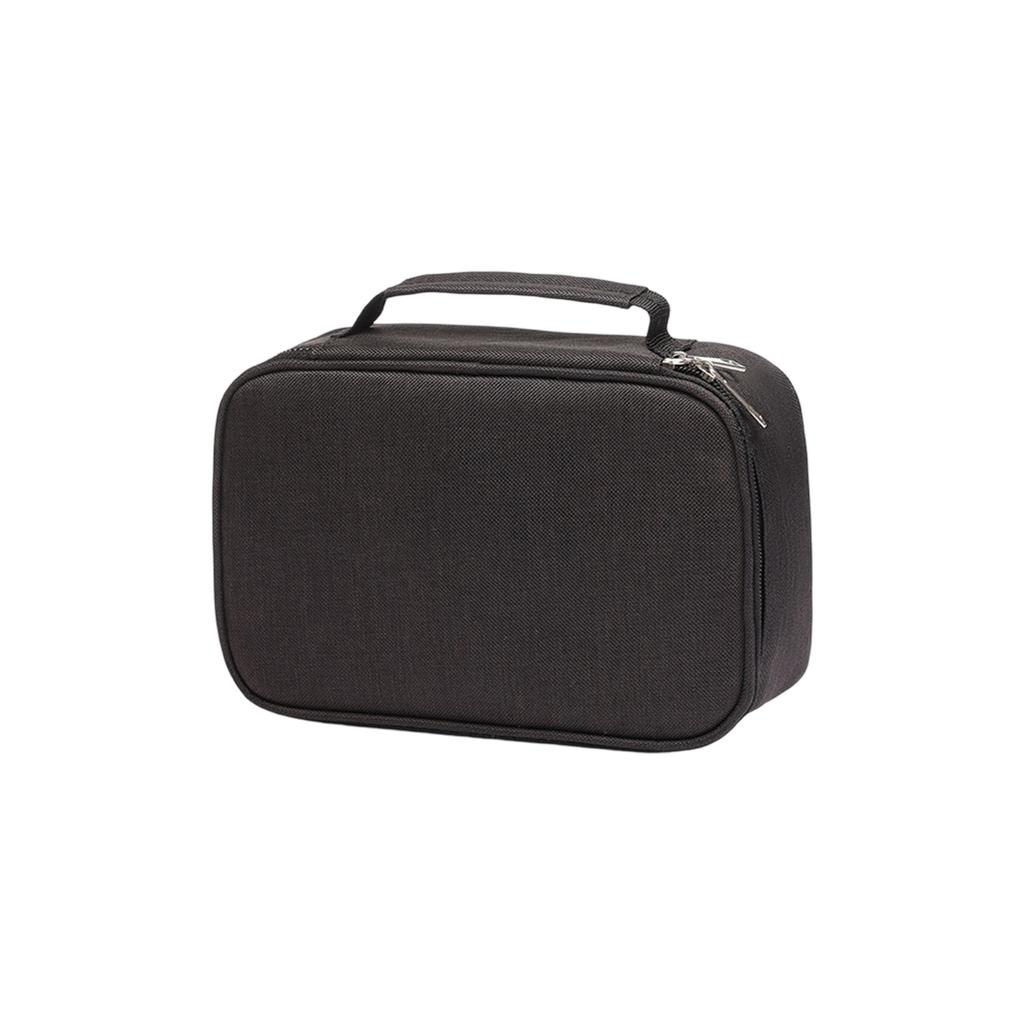 Portable Lunch Bag Insulated Storage Tote with Zipper Closure and Handle for Office School Travel Picnic Use