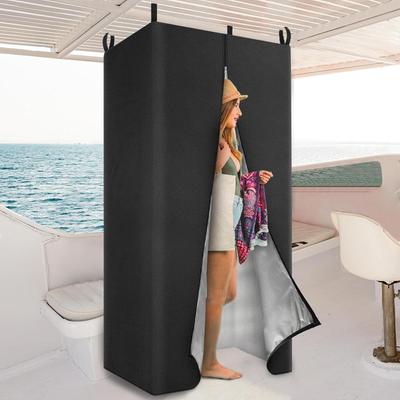 Portable Fitting Room Privacy Tent For Changing Waterproof Privacy Curtains Tent for Boats Yachts Outdoor Camping and Beaches