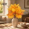 Decorative Greenery for DIY Crafts Artificial Maple Leaves, Faux Silk Hanging Plant Home Decor, Realistic Cascading Fake Plants Decor Leaves