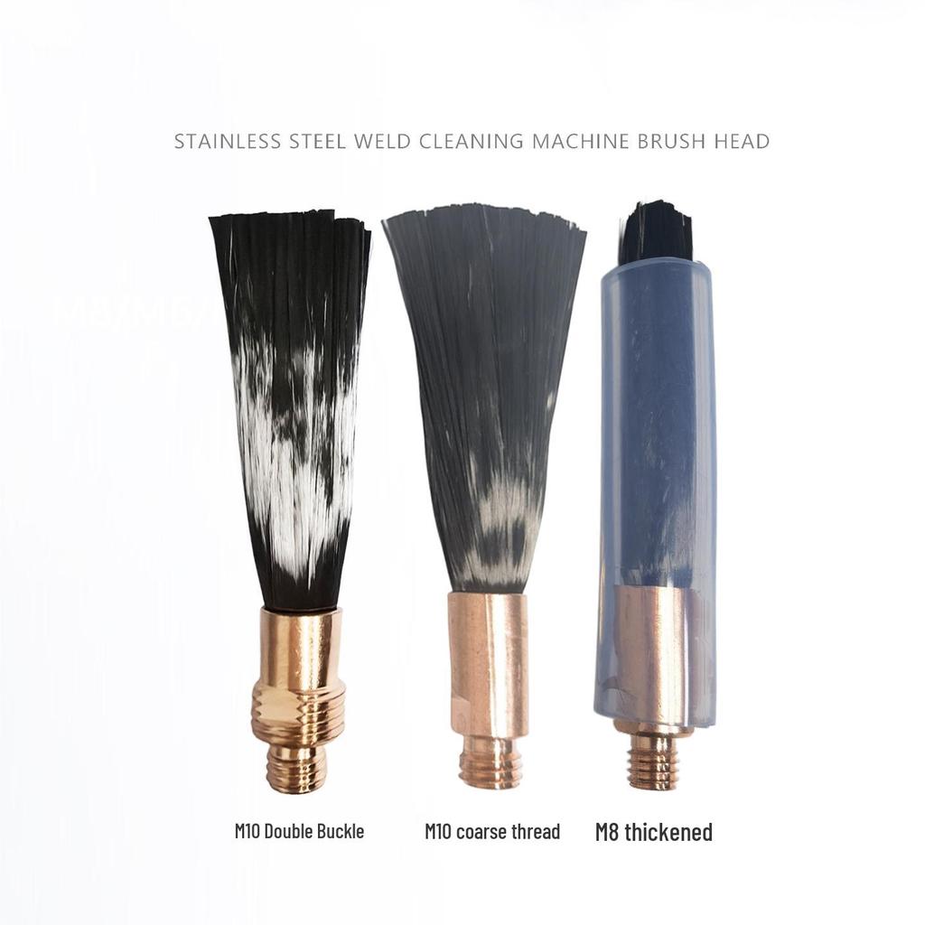Stainless Steel Electrolytic Weld Cleaning and Polishing Brush with M10 Copper Brush Head
