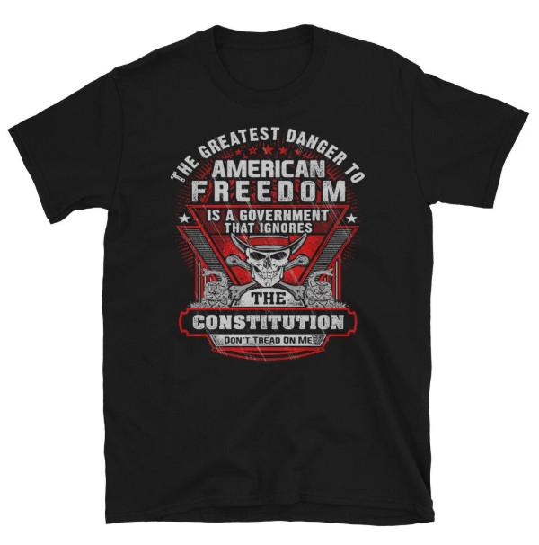 Controllo Armi Libertà Americana Secondo Emendamento Maglietta Libertà
