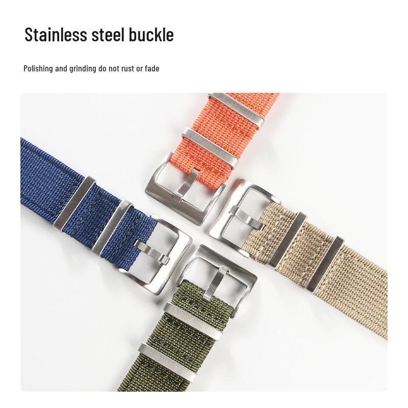 Stylish Nylon Braided Strap for Samsung Watch8 - Casual & Business