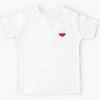 Poland Flag Circle White Red Bicolor Design Kids T-Shirt
