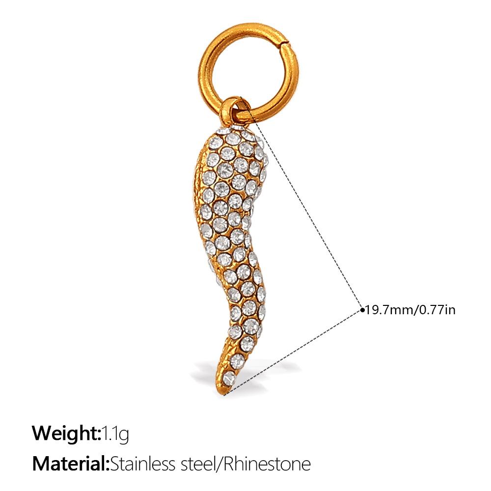 Fashion Versatile Multi-Color Flower Pendant Pendant Diamond Clover Style Diy Jewelry Accessories