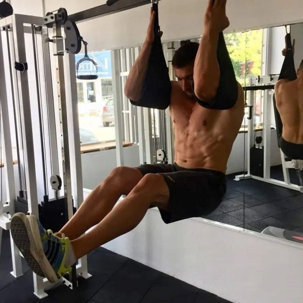 2pcs Rip-Resistant Abdominal Muscle Cantilever Nylon Hanging Belt Suspension  Household Fitness
