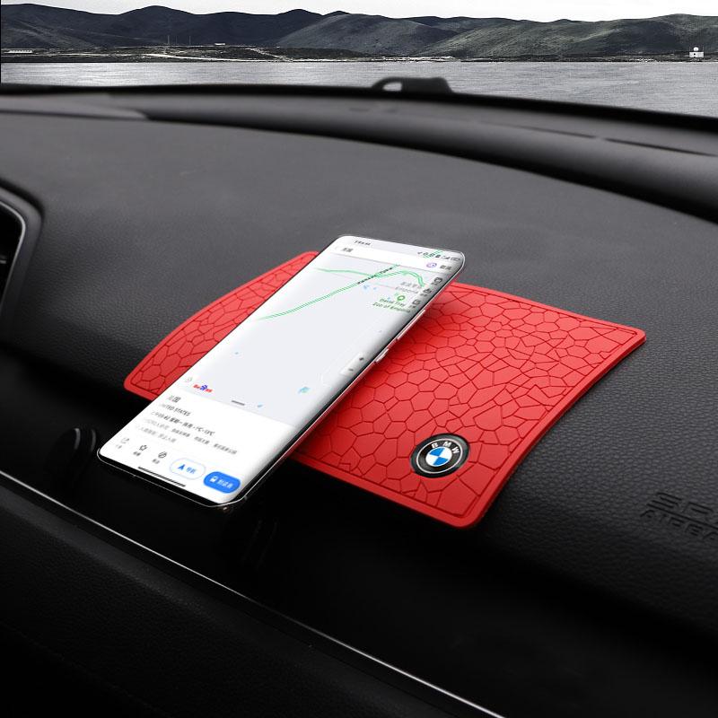 BBIX7 Car Dashboard Anti-Slip Pad Sticky Silicone Phone Mat Interior For BMW M3 M4 M5 G42 G30 G20 E39 E36 E87 E53 F44 F07 F34 G15 G16