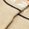 Graphic Crew Socks - Beige