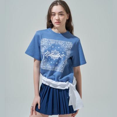 Blu Dot T shirT Bandana arTwork Tape poinT Bl