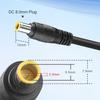 14AWG Car Cigarette Lighter to DC DC7909 Male Connector Adapter Cable 12V/24V DC 8mm Car Charger Power Supply Cord with 15A Fuse Use for Car Trucks