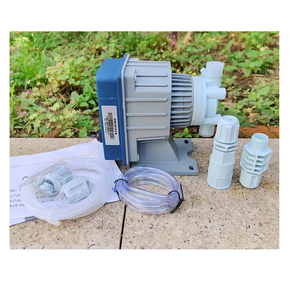 Mini Dosierpumpe Elektromagnetische Membran Dosierpumpe Mikro Säure Alkali Elektrische Membranpumpe Abwasserbehandlung Dosierpumpen