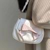 Elegant Soft  Korean Style Solid Bow Knot Crossbody Bags Vintage Concise Women'S Bag  Trend Sac