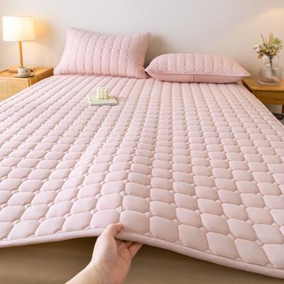 1pc Quilted Thick Mattresses Toppers Waterproof Mattress Pad Cover All-Season Elastic Corner Straps Fits Up To 30cm Bed