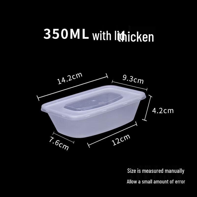Disposable Rectangular Food Containers