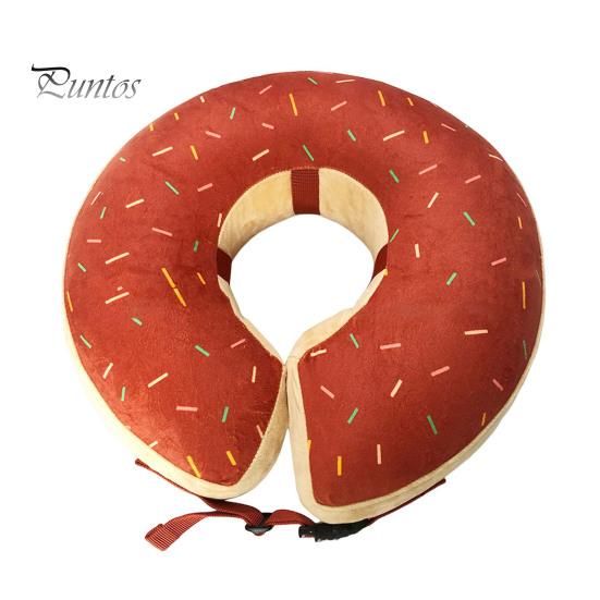 

Надувной ошейник для домашних животных, регулируемый ошейник для собак после операции, восстановление, ошейник-пончик, против укусов, против вылизывания, мягкий конус для домашних животных, для швов, ран, сыпи S коричневый