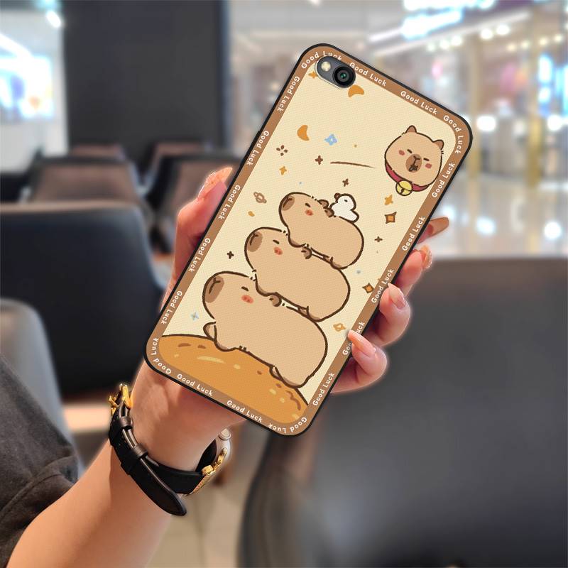 Cartoon Full Wrap Phone Case For Xiaomi Redmi GO Cute Protective Shockproof Silicone Graffiti Anti-knock Dirt-resistant