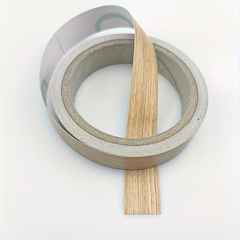 

1 roll of 10m/393.7 inch wood grain border tape, self-adhesive decorative edge banding, wood grain strip edge banding 20mm&10M