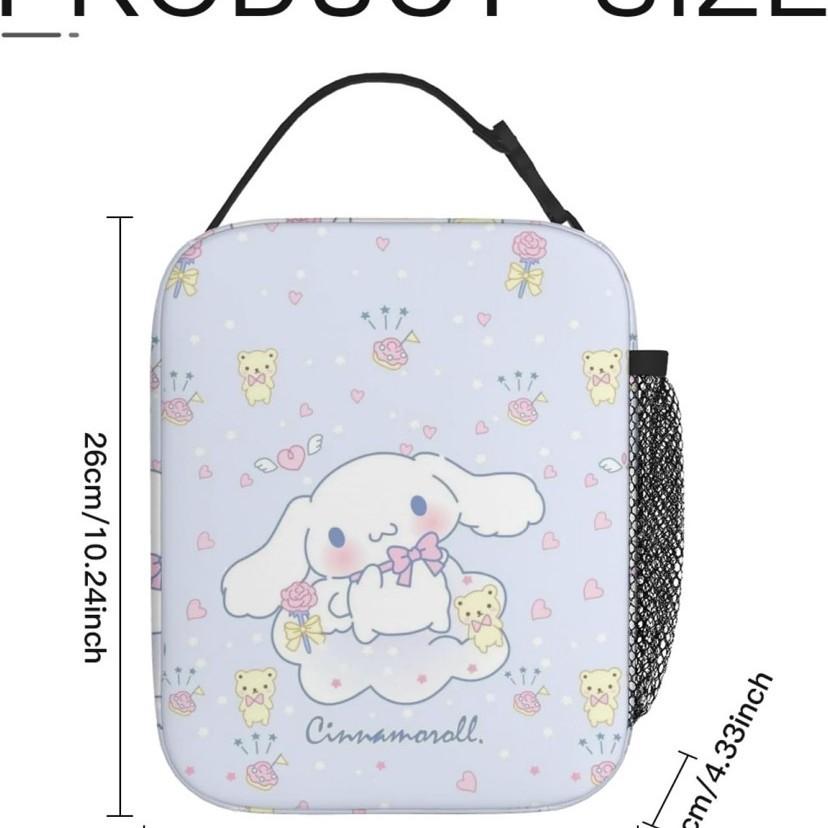 Cartoon Animation Lunch Bag Children'S Fully Printed 3D Digital Thermal Insulation Bag Portable Outdoor Picnic Bag