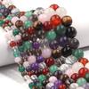 6 8 10 12mm Natural Stone Beads Mixed Tiger Eye Aventurine Crystal Glass Round Loose Beads for Jewelry Making DIY Bracelets
