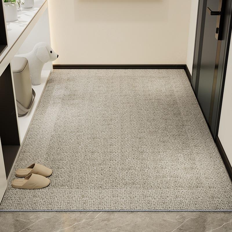 Light Luxury High-End Door Floor Mat, Dirt-Resistant, Wear-Resistant And Non-Slip Mat, Household Tailor-Able Mud Scraping Soil Silk Ring Floor Mat