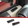For Hummer H2 2003-2007 ABS Carbon Fiber Car Door Air Outlet Frame Decorative Sticker Car Interior Accessories