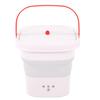 Mini Washing Machine Foldable Small Washing Machine Wash and Dry with Drain Basket for Kids Clothes Underwear Apartment