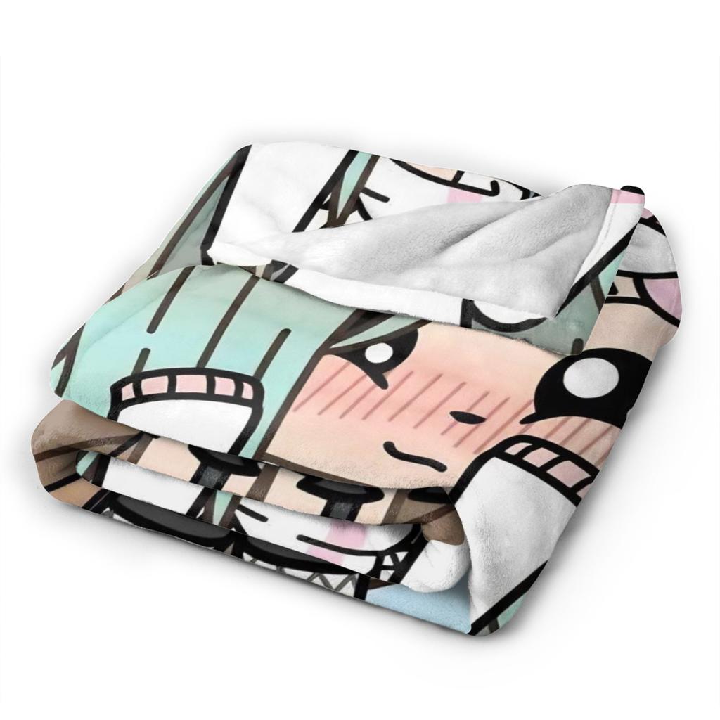 Gacha Life Cartoon Blanket Multiple Sizes Soft And Lightweight Throw Blankets For Couch Sofa And Bed