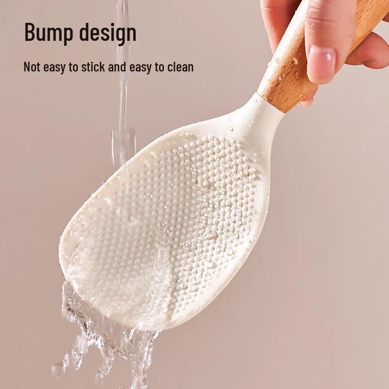 Zhai Qingsong Standable Silicone Rice Spoon
