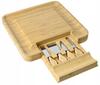 Cheese cutting board, serving snacks, cake stand, bamboo knives