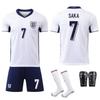 England Nr. 10 Bellingham Heimtrikot Nationalmannschaft 7 Saka 9 Kane Fußballtrikot