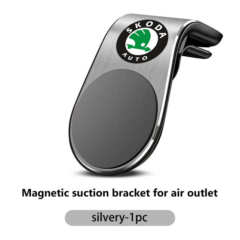 Sfrab5 Supporto Telefonico Magnetico a L per Auto Clip Supporto Smart Phone per Auto Per Skoda Kamiq Karoq Octavia 2 3 Rapid Scala Kami Fabia VII VRS