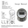 ZMFJH Digital 2"52MM Water Level Gauge for Universal Car Red Backlight Water Tank Meter Indicator 0-190ohm,240-33ohm Marine Boat
