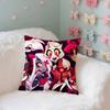 Classic H-Hazbin Hotels Cartoon Colorful Case Plush Fabric Soft Pillowcase Double Sided Print Cushion Cover Household Gifts