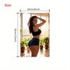 Fanciful Pc Xin Metal Sign Iconic Woman In Sun Wall Art Retro Home Decor for Living Room