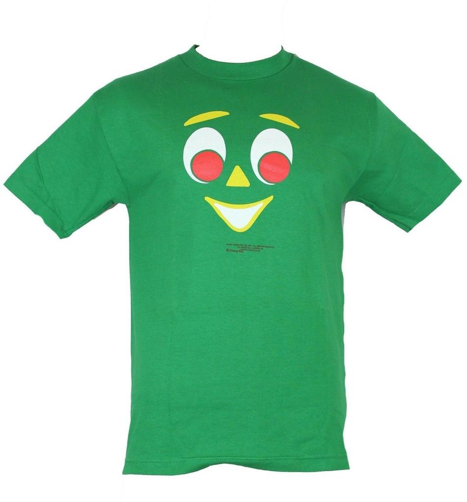 Gumby Unisex T-shirt Smiling Giant Gumby Face Image