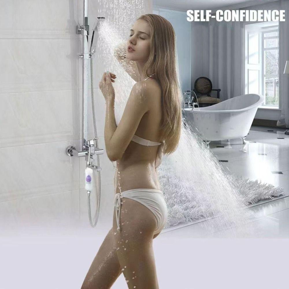 Jasmine Lavender Shower Head Filter Dechlorination Anti-scaling Shower Purifier Filter Impurities Shower Scented