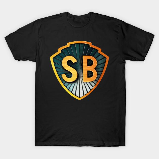 

Men Black Print T-shirt Shaw Brothers Logo No-Cut Transfer Paper Print Cotton Tshirt 2XL чорний