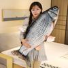 120cm Giocattoli di Peluche Pesce Rosso Simulazione 3D Animali Morbidi Ripieni Cuscino di Peluche Carpa Cuscino Creativo per Divano Cuscino Regalo