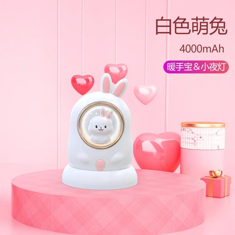 

Мини Портативный Кролик Грелка для Рук Милый Зимний Обогреватель Быстрый Нагрев USB Перезаряжаемый Карманный Мини Грелка Для Рук Маленький Ночник