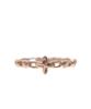 Vivus Rosette Rose Gold Silver Ring