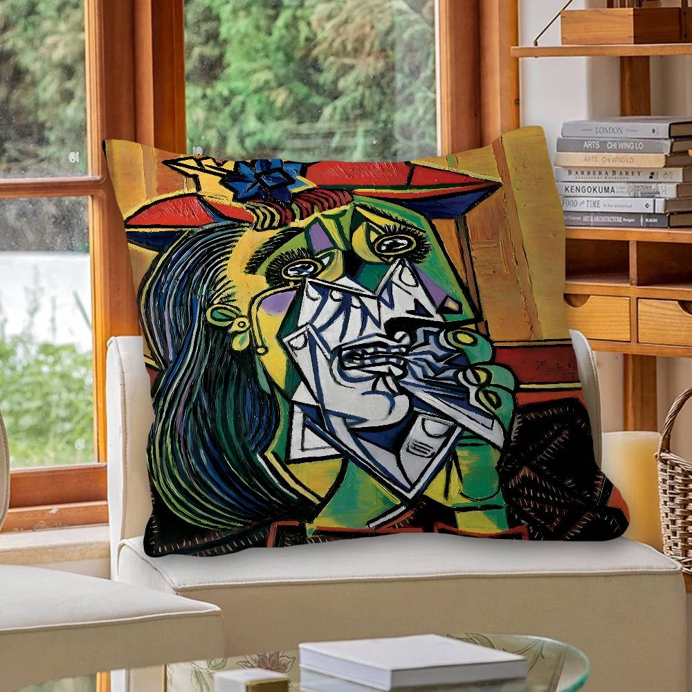 Legend Art Artist P-Pablo Picasso-Mt Maple Design Cushion Cover Happy Autumn Harvest Decor Holiday Decorati Pillow Cover