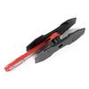Car Ratchet Brake Piston Spreader Rustproof Steel Red Black Thicker Braking Device with 2 Clamp Pieces