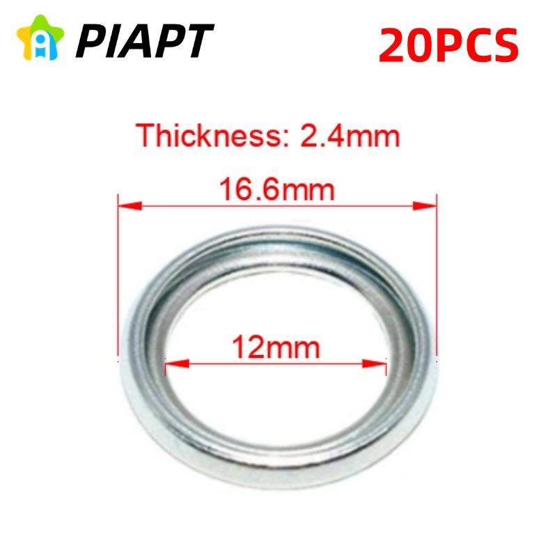 20pcs M12 M14 M16 M18 M20 OE#803916010 Engine Oil Pan Drain Plug Automatic Transmission Drain Plug Washer For Subaru Toyota M12 20PCS