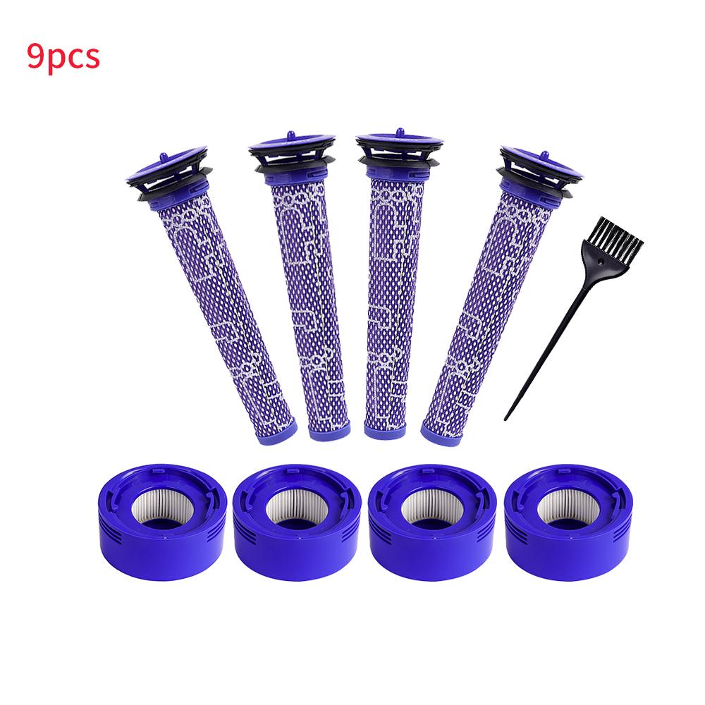 For Dyson V7 V8 Vacuum Cleaners Replacement Pre-Filter and Post- Filter Bottom Lid Top Fixed Sealing Ring of Dust Accessories