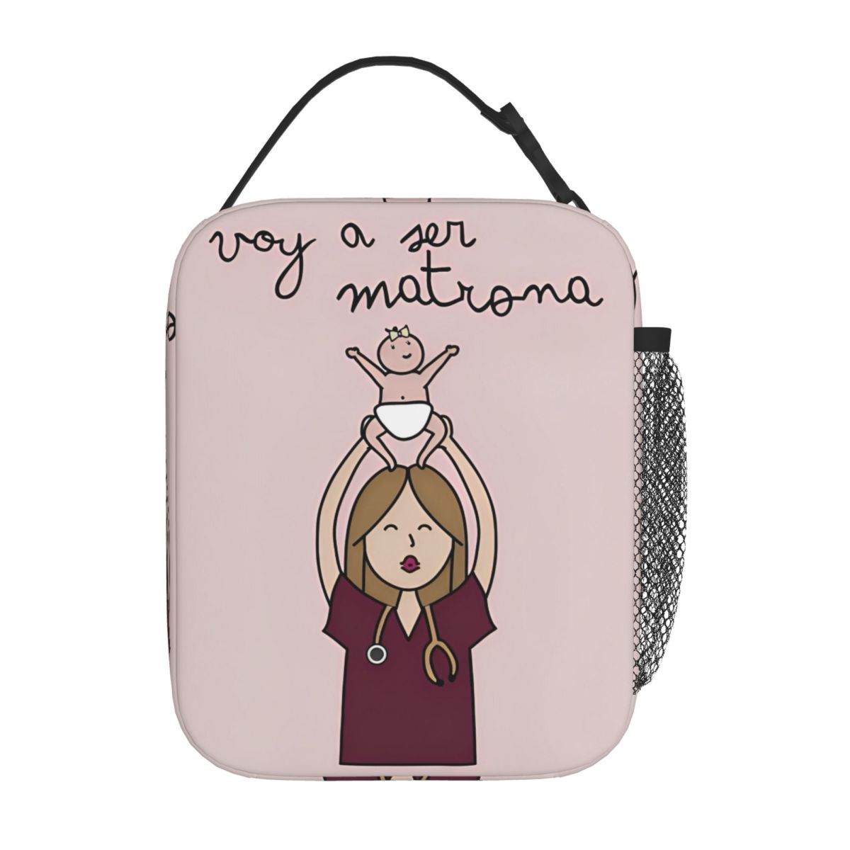 Infirmière En Difficulté Docteur Infirmière Sac à Déjeuner Pour Adulte Boîte à Lunch Kawaii Sac Isotherme de Travail Sacoche Thermique Isotherme Portable One Size