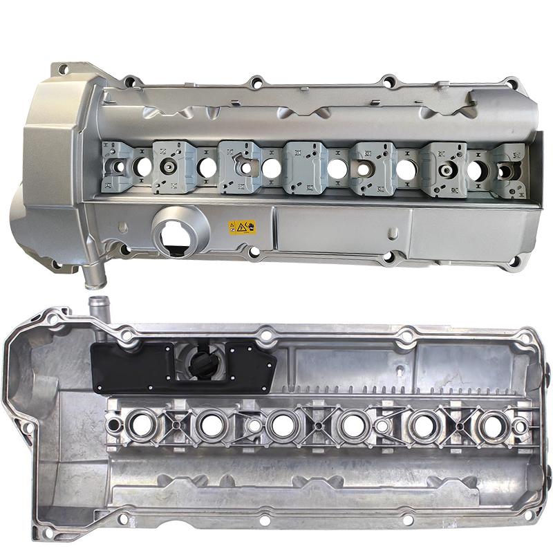 11121703341 Aluminum Engine Valve Cover for BMW Series 3 E36 E39 323is 328is 528i 2.8L 3.2L Auto Parts Cylinder Head Bonnet Set